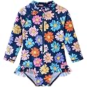 Baby Girls39 One Piece Swimsuit Long Sleeve