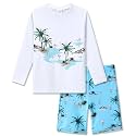 UMELOK Boys Rash Guard Sets Swimsuit