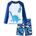 UMELOK Boys Rash Guard Sets Swimsuit