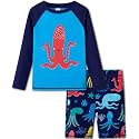 UMELOK Boys Rash Guard Sets Swimsuit
