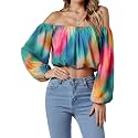 Umenlele Women's Off Shoulder Crop Top