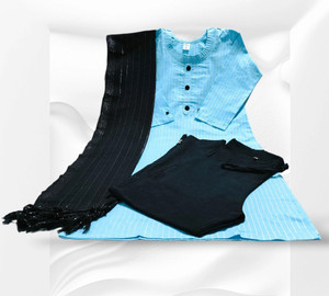 UMI CREATION Striped Kurta Trouser Pant
