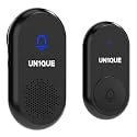 UN1QUE Wireless Door Bell for Home - Small Calling Bell for Office, 1000ft Long Range with 36 Chimes, 100dB Louder Volume, 4 Level Volume, LED Light, Info Board Design, IP44 Waterproof
