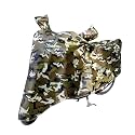100% Waterproof Bike Body Cover Compatible with Royal Enfield Classic 350 BS6| Bike Accessories | Motorcycle Cover | Two Wheeler Cover (Military)