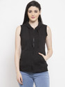 UnaOne Sleeveless Solid Women Sweatshirt
