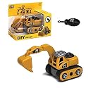 Unbreakable DIY Tack Apart Toys for Children Assembly Toys for Kids (Excavator)
