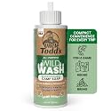 Uncle Todd's Wild Wash Biodegradable Soap, Camping Soap Ideal for Dishes, Body, Hands, and Clothes - 4oz