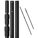 UNCO- Telescopic Pool Pole, 12 Ft, Adjustable 3pc Expandable Cleaning Pole