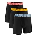 Under Armour 3-Pack Performance Tech Solid 6" Boxer Briefs