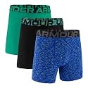 Under Armour 3-Pack Performance Tech Solid 6" Boxer Briefs