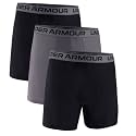 Under Armour 3-Pack Performance Tech Solid 6" Boxer Briefs