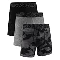 Under Armour 3-Pack Performance Tech Solid 6" Boxer Briefs