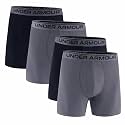 Under Armour 3-Pack Performance Tech Solid 6" Boxer Briefs