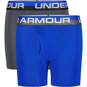 under armour big boys39 2 pack performance boxer briefs