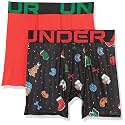 Under Armour Big Boys' 2 Pack Performance Boxer Briefs