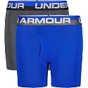 Under Armour Big Boys' 2 Pack Performance Boxer Briefs