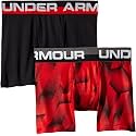 Under Armour Big Boys' 2 Pack Performance Boxer Briefs