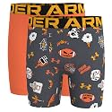 Under Armour Big Boys' 2 Pack Performance Boxer Briefs