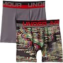 Under Armour Big Boys' 2 Pack Performance Boxer Briefs
