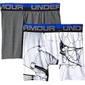 Under Armour Big Boys' 2 Pack Performance Boxer Briefs