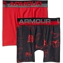 Under Armour Big Boys' 2 Pack Performance Boxer Briefs
