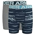 Under Armour Big Boys' 2 Pack Performance Boxer Briefs