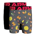 Under Armour Big Boys' 2 Pack Performance Boxer Briefs