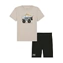 Under Armour Boys' 2-Piece Short Sleeve Tee and Shorts, Outdoor Collection
