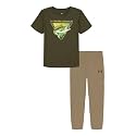 Under Armour Boys' 2-Piece Short Sleeve Tee and Pants, Outdoor Collection