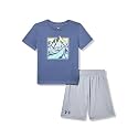 Under Armour Boys' 2-Piece Short Sleeve Tee and Shorts, Outdoor Collection