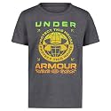 Under Armour Boys' Short Sleeve Logo Graphic T-Shirt, Relaxed Fit