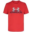 Under Armour Boys' Short Sleeve Wordmark Graphic T-Shirt, Relaxed Fit