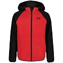 Under Armour Boys' Sim Softshell Hooded Jacket, Full Zipper Closure