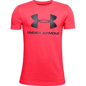under armour boys39 sportstyle logo short-sleeve t-shirt