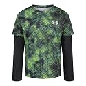Under Armour UA Halftone Micro Multi Slider, Black Multi Micro Print, 2T