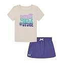 Under Armour Girl's 2-Piece T-Shirt and Shorts Set, Outdoor Collection