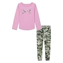 Under Armour Girl's 2-Piece Long Sleeve Tee and Leggings,Outdoor Collection