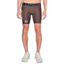 Under Armour Mens, HeatGear Armour Shorts, Peppercorn/White, 3X-Large