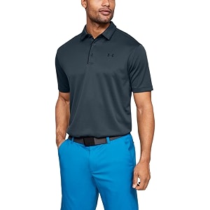 under armour men39s polyester solid tech polo  t-shirt  1290140-001