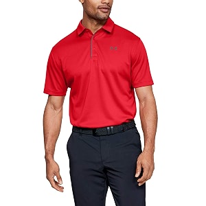 under armour men39s polyester solid tech polo  t-shirt  1290140-001