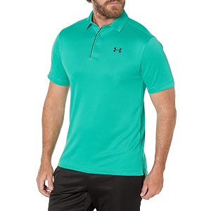 under armour men39s polyester solid tech polo  t-shirt  1290140-001