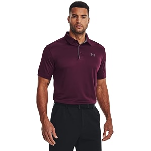 under armour men39s polyester solid tech polo  t-shirt  1290140-001