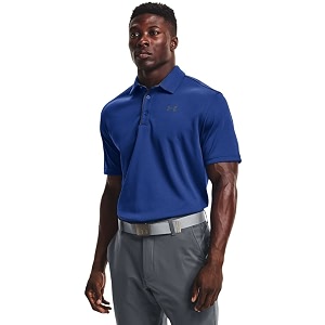 under armour men39s polyester solid tech polo  t-shirt  1290140-001