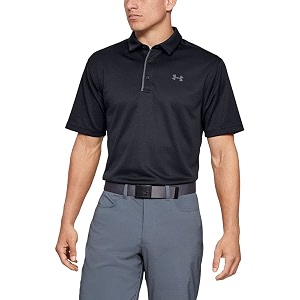under armour men39s polyester solid tech polo  t-shirt  1290140-001