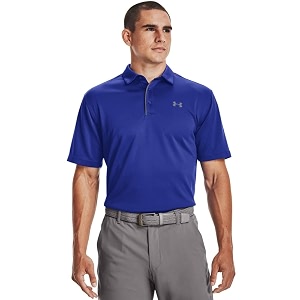 under armour men39s polyester solid tech polo  t-shirt  1290140-001