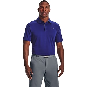 under armour men39s polyester solid tech polo  t-shirt  1290140-001