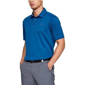 under armour men39s polyester solid tech polo  t-shirt  1290140-001