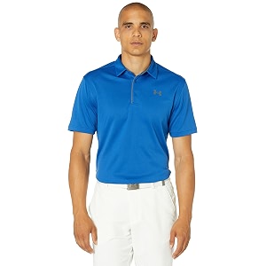 under armour men39s polyester solid tech polo  t-shirt  1290140-001