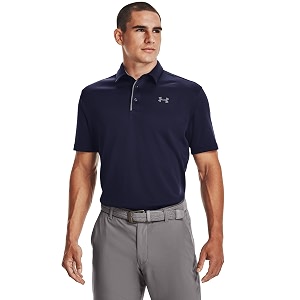under armour men39s polyester solid tech polo  t-shirt  1290140-001