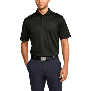 under armour men39s polyester solid tech polo  t-shirt  1290140-001
